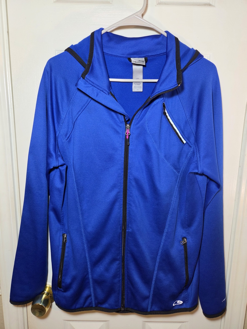 Champion Royal Blue Full-Zip Hooded Utility Jacket